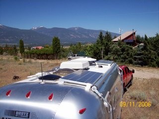 Solar electric panels are a perfect fit for RVs and campers