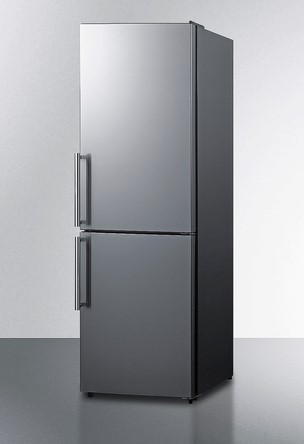 Narrow stainless steel, energy star refrigerator